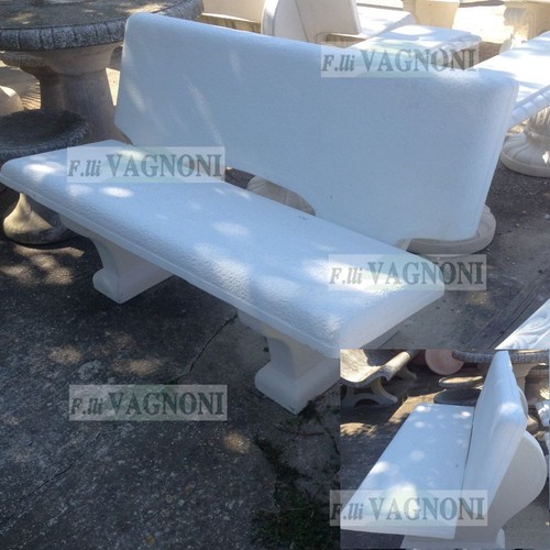 Panchina cemento marmo - in,