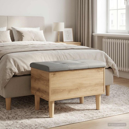 Panchina con cuscino legno - con,